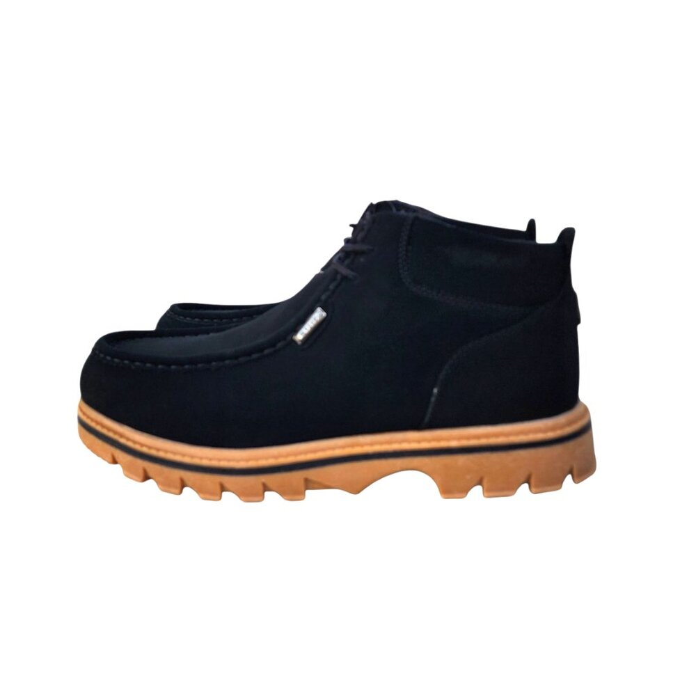 LUGZ Black Fringe Nubuck Chukka Lace Up Boots 13 - Picture 7 of 9